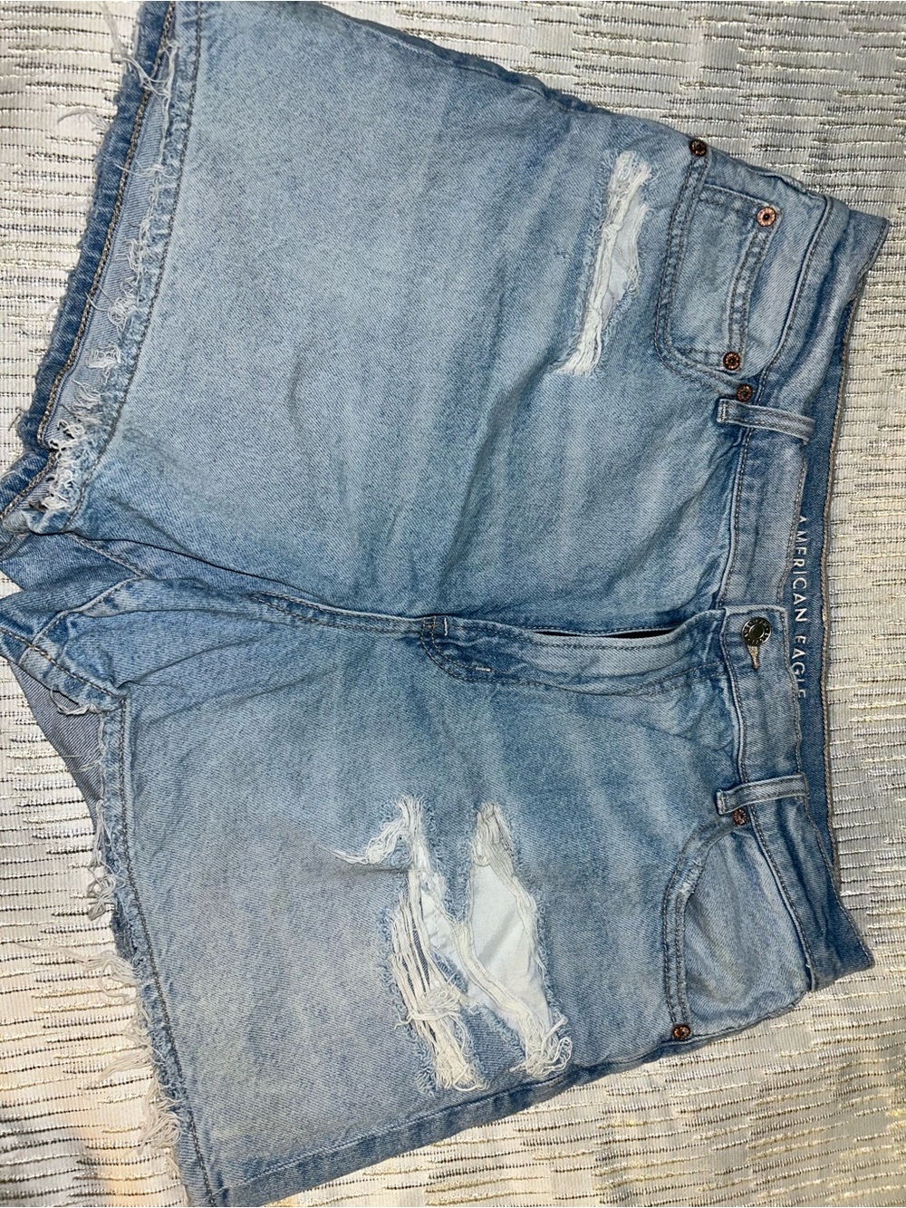 AE Outfitters Plus Size Women’sBlue Denim shorts- Classic & Light Wash Options - Picture 5 of 16